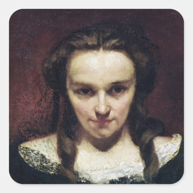 The Clairvoyant or, The Sleepwalker, c.1865 Square Sticker (Front)