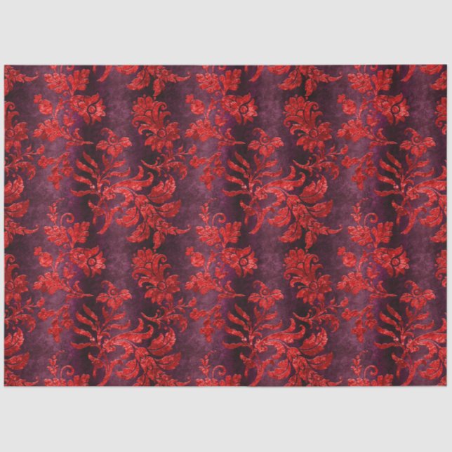 The Claret Velvet  Series Design 10 Tissue Paper (Front)