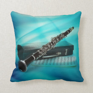 The Clarinet Blues Pillow