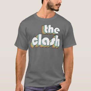 The Clash Retro Typography Faded Style T-Shirt