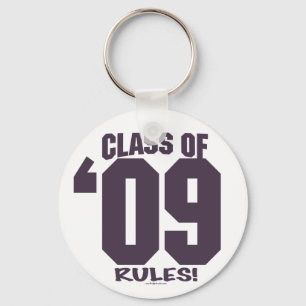 The Class of 2009 Rocks Grad Gear Key Ring
