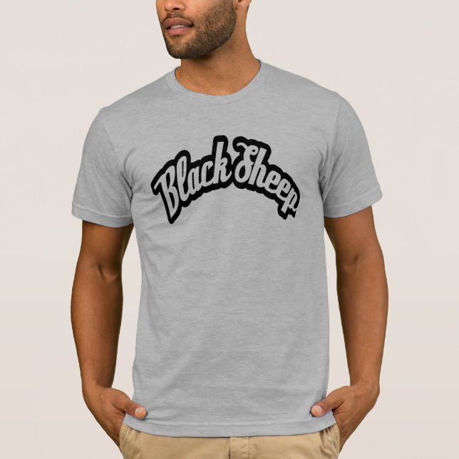 The classic black sheep tee (Front)