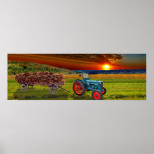 The classic Traktor Hanomag R22 Poster