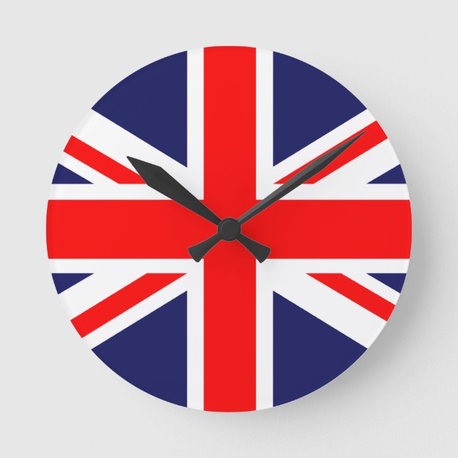 The Classic Union Jack Round Clock (Front)