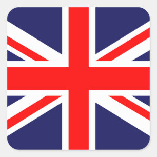 The Classic Union Jack Square Sticker