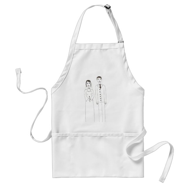 The Classic wedding Standard Apron (Front)