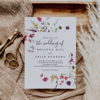 The Classic Wild Colourful Floral Wedding Of