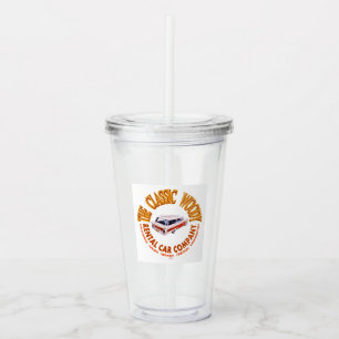 The Classic Woody Rental Car Company Acrylic Tumbler