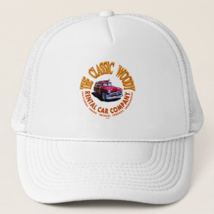 The Classic Woody Rental Car Company Logo Ver2.0 Trucker Hat