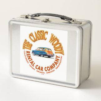 The Classic Woody Rental Car Company Logo Ver 4.0 Metal Lunch Box