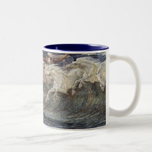 THE CLASSICAL HORSE Collection Two-Tone Coffee Mug