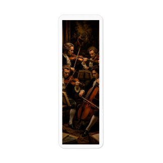 The Classical String Quartet - Vintage Oil Paintin