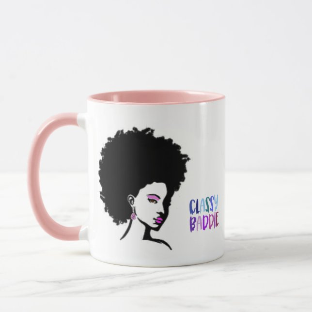 The Classy Baddie Woman Mug (Left)