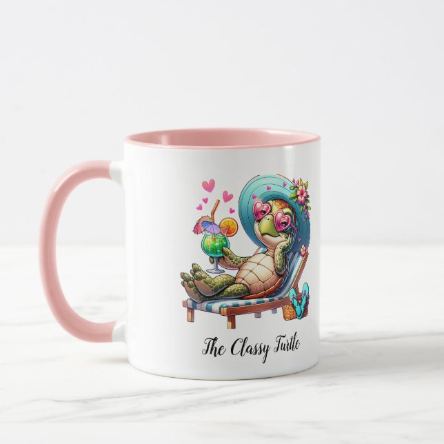 The Classy Turtle Mug (Left)