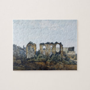 The Claudean Aqueduct and Colosseum, 1778 (w/c ove Jigsaw Puzzle