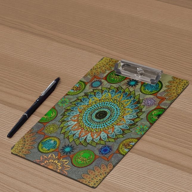  The Claws of Brachyura symbolic mandala art Clipboard (Creator Uploaded)
