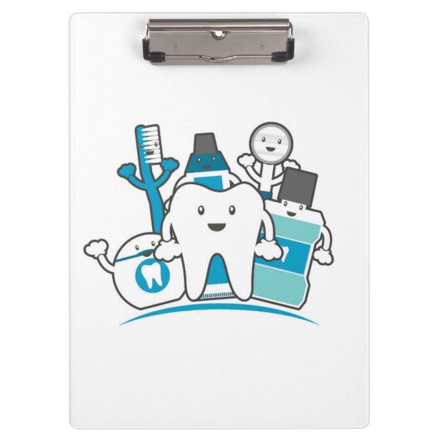 The Clean Teeth Gang Clipboard (Front)