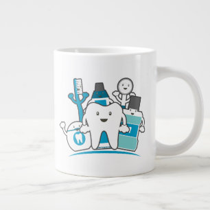 The Clean Teeth Gang Large Coffee Mug