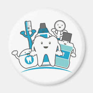 The Clean Teeth Gang Magnet