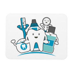 The Clean Teeth Gang Magnet