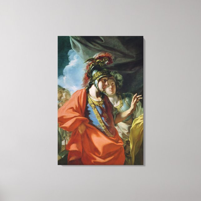 The Clemency of Alexander the Great Canvas Print (Front)