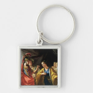 The Clemency of Alexander the Great Key Ring