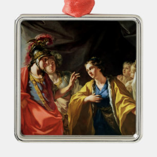 The Clemency of Alexander the Great Metal Tree Decoration