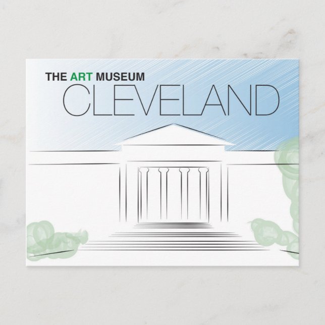 The Cleveland Art Museum Postcard (Front)