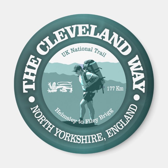 The Cleveland Way (T) Magnet (Front)