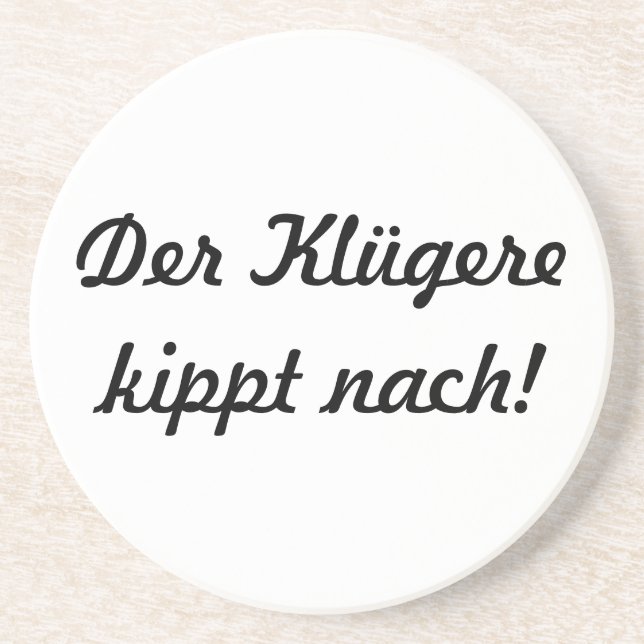 The clever is tilting! coaster (Front)