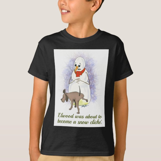 The Cliché Sticker  T-Shirt (Front)