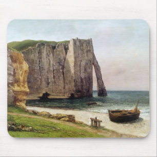 The Cliffs at Etretat, 1869 Mouse Mat