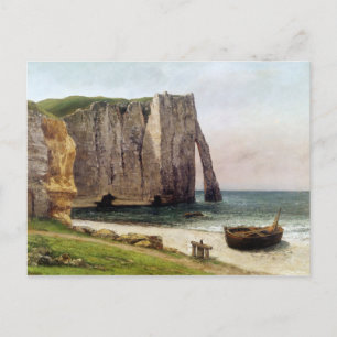 The Cliffs at Etretat, 1869 Postcard