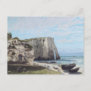The Cliffs at Etretat after the storm, 1870 Postcard