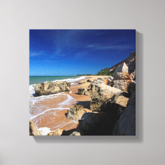 The Cliffs In Rio Da Barra Beach Canvas Print
