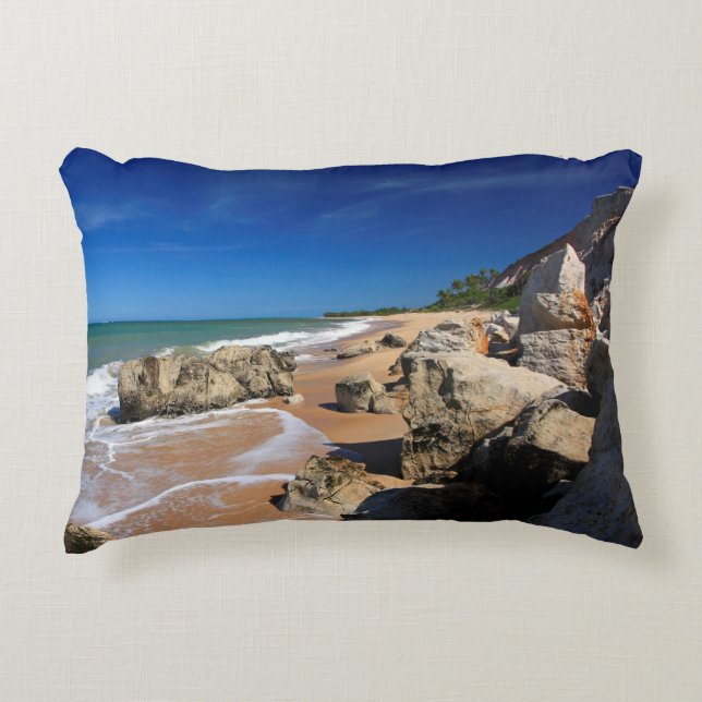The Cliffs In Rio Da Barra Beach Decorative Cushion (Front)