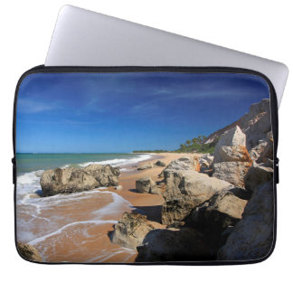 The Cliffs In Rio Da Barra Beach Laptop Sleeve