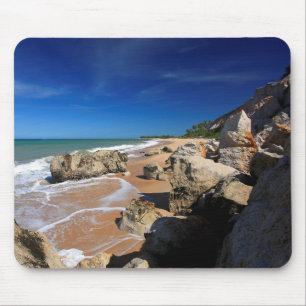 The Cliffs In Rio Da Barra Beach Mouse Mat