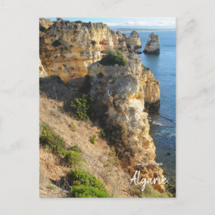 The Cliffs of the Algarve, Portugal Postcard