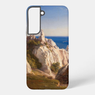 The Cliffs of the Island of Mon by Louis Gurlitt Samsung Galaxy Case