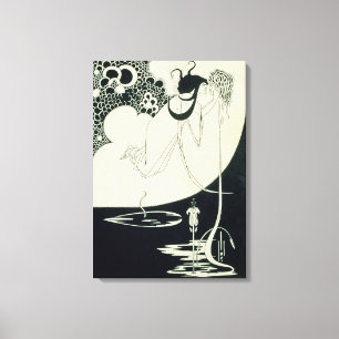 The Climax, illustration from 'Salome' by Oscar Wi Canvas Print