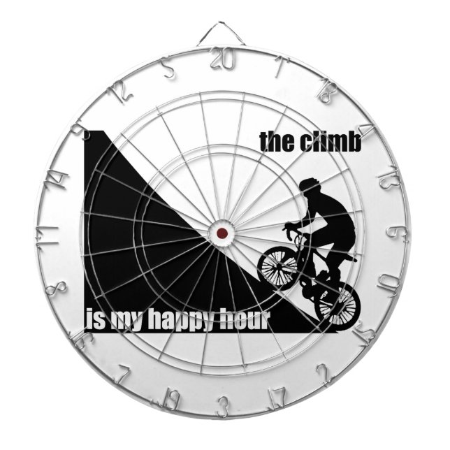 The Climb Is My Happy Hour Dartboard (Front)