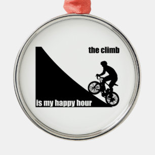The Climb Is My Happy Hour Metal Tree Decoration