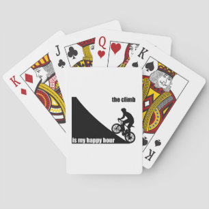 The Climb Is My Happy Hour Playing Cards