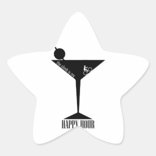 The Climb Is My Happy Hour Star Sticker