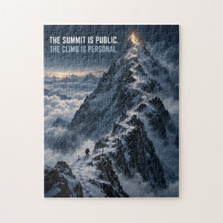 The Climb Is Personal Jigsaw Puzzle