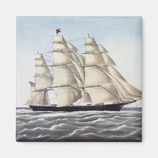 The Clipper Ship "Flying Cloud" Magnet (Front)