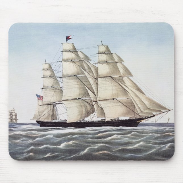 The Clipper Ship "Flying Cloud" Mouse Mat (Front)