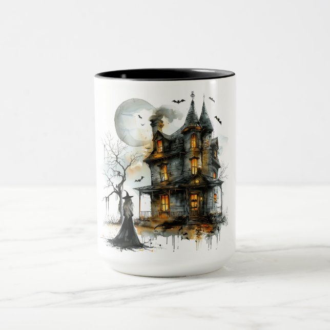The Cloaked Watcher – Shadows of Dreadmoor Hollow Mug (Center)