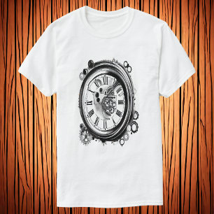 The clock   AI Art T-Shirt